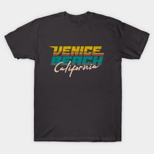 Venice Beach vintage sun sunset retro 80s eighties T-Shirt